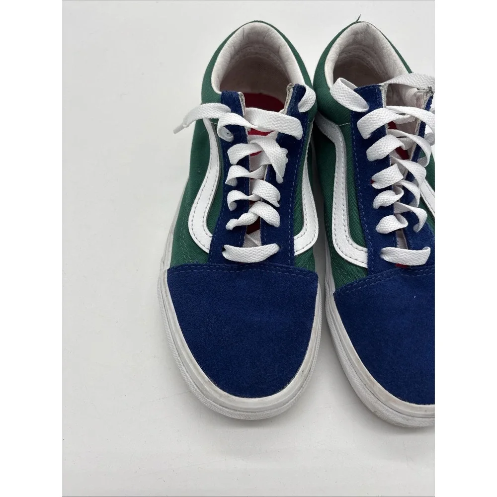 VANS Old Skool Yacht Club Vibrant blue, green, yellow Retro, Shoes Sneakers Sz 4